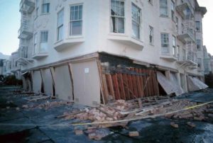soft story building damage from loma prieta earthquake