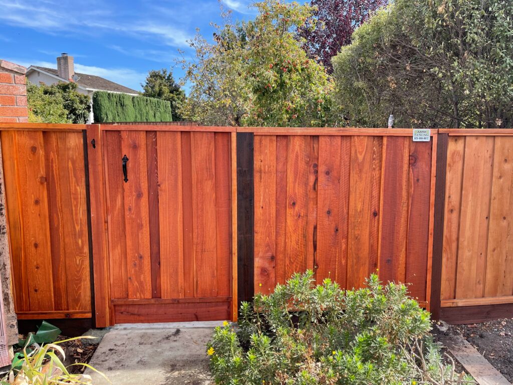 redwood fence